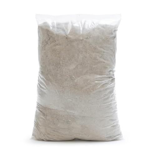Arena Fina para Construcción 0,2 mm, 25 kg, para Mortero, Cemento, Nivelación y Mezclas de Albañilería