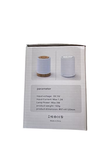 DASIAUTOEM Lampada da Comodino, Luce Notturna