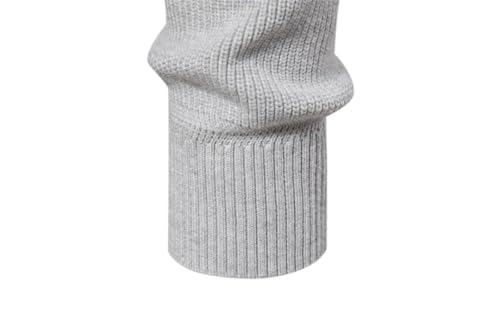 Men Cotton Zipper Cardigans For Casual Social Men Sweaters High Collar Warm Winter Knitted Sweater2