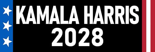 Kamala 2028 Sticker Kamala Harris for President Bumper Sticker Made in USA Proudly Triggering the 1 Star MAGA Trolls