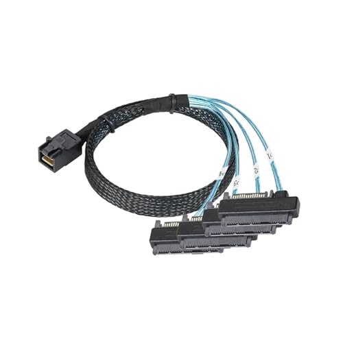 Cable S/AS HD 12G SFF8643 a 4 S/AS 29 Pin SFF8482 1m