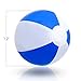 ArtCreativity Blue & White Beach Balls for Kids, Pack of 12, Inflatable Summer Toys for Boys and Girls, Decorations for Hawaiian, Beach, and Pool Party, Beach Ball Party Favors