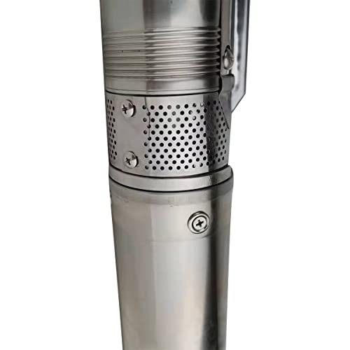 Zyiy 3 Inch Bore Deep Well Pump 1/2Hp Submersible Well Pump 0.37Kw 220-240V/60Hz Single-Phase Household Water Well Pump 157Ft Head 18.5Gpm Stainless Steel Impeller Pump For Industrial Home Use #TOP3