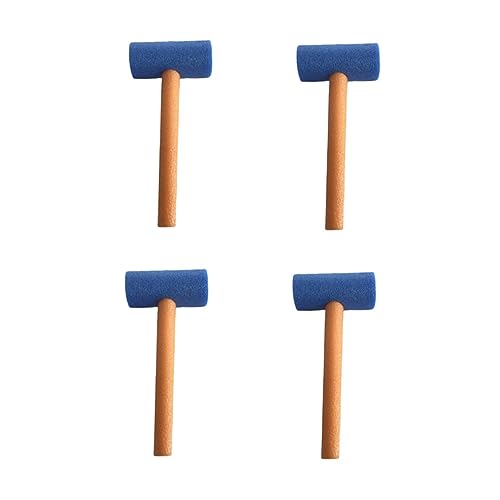 Garneck 4pcs Lightweight Hammer for Educational Plaything Safe Portable Hammers for Carnival Prizes Birthday Parties Home Decoration Random Color