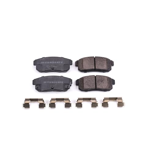 Image of PowerStop Rear Brake Pads for Mazda RX-8 2004-11 - Z17 Ceramic Brake Pads with Installation Hardware, 17-1008