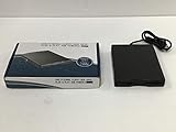 BYTECC BT-144 Slim Black USB External Floppy Disk Drive, Plug & Play, USB Powered