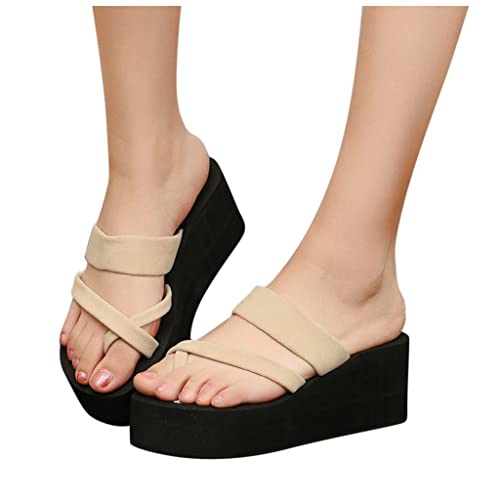 Zapatos de verano para mujer, sandalias de cuña, zapatos de baño para mujer, chanclas con purpurina, zapatos de verano ortopédicos, sandalias romanas, sandalias de verano, chanclas de gladiador,