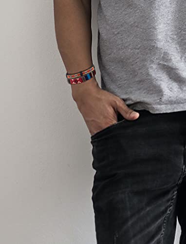 Set Pulseras Trenzadas de Cuero para Hombre y Mujer miniatura 7