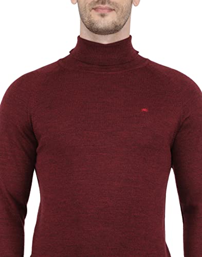 Image of Monte Carlo Men Wool High Neck Pullover Sweater