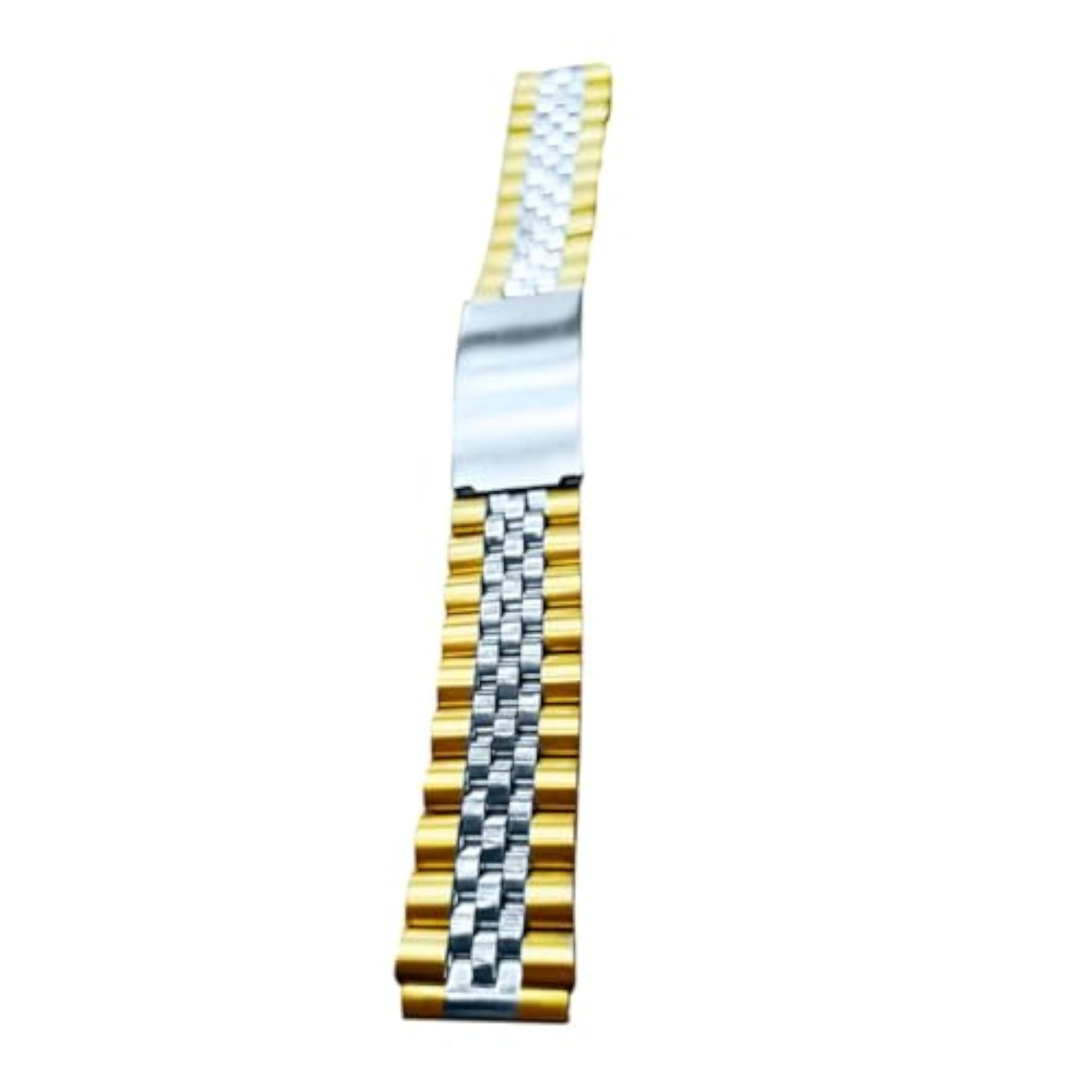 Jubilee Stainless Steel Watch Strap with Double Lock Buckle
