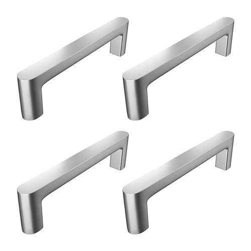 Image of Atlantic Cabinet Pull Handle Chrome Finish, Total Length 8 inch, Hole-to-Hole 192 mm, Pack of 4