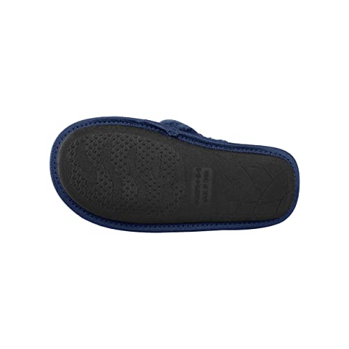 Image of FOCO Womens NFL Team Script Wordmark Fuzzy Cross Slide Slippers