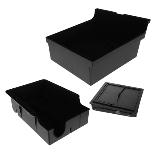 Organiseur de console centrale floqué anti-bruit pour ranger l'auto