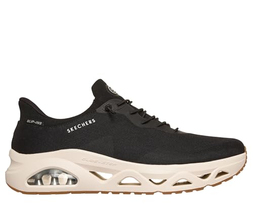 Skechers Homme Uno Glide-Step Air Gliders Slip-in ENTRAINEUSE, Black Knit, 42 EU