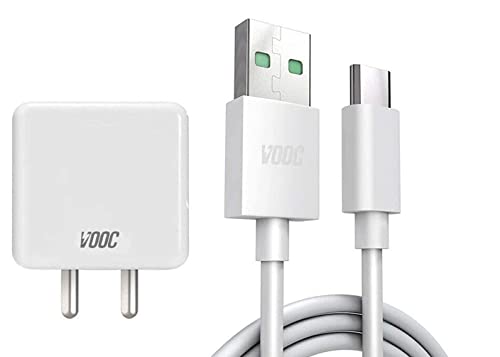Image of Original 65w | Fast Charging VOOC Adapter | USB A to C Port | Wall Adapter | Ultra Compact Design | Compatible with op po A76 op po Reno5 Z & More