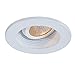 Stepped Baffle Trim Finish: White, Shade Color: Black