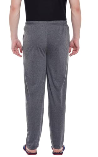Image of Trackpant for Men Cotton Design Comfortable Casual Jogging Gym Track Pants (Grey Cotton Trackpant-04)