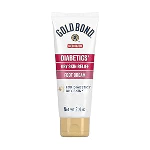 Gold Bond Ultimate Diabetics’ Dry Skin Relief Foot Cream 3.4 oz., Soothes Skin Discomfort
