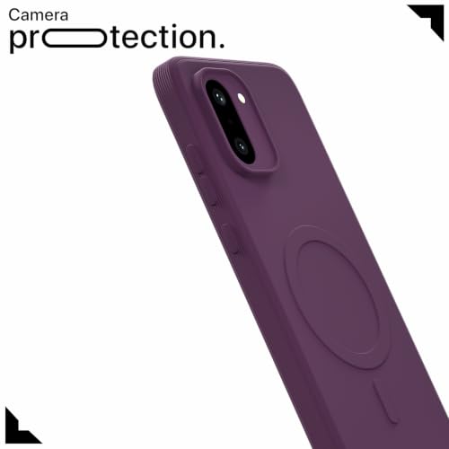 Image of Pikkme Back Cover for OnePlus 15R 5G Soft Matte Silicone Mag-Safe Design (Mag-Safe Not Support) Camera Protection | Slim Fit Bumper Cover (Purple)