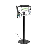 VIPATEY Tower Floor Stand Cell Phone Charging Station Built in LED Lighting 8 Ports High Speed Cable