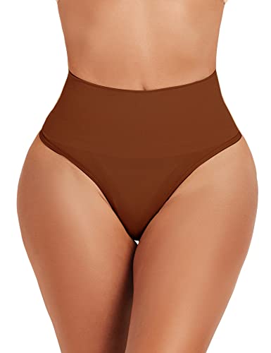 Image of Seamless Thong Shapewear for Women Tummy Control Body Shaper Panties Girdle High Waist Shaping Underwear