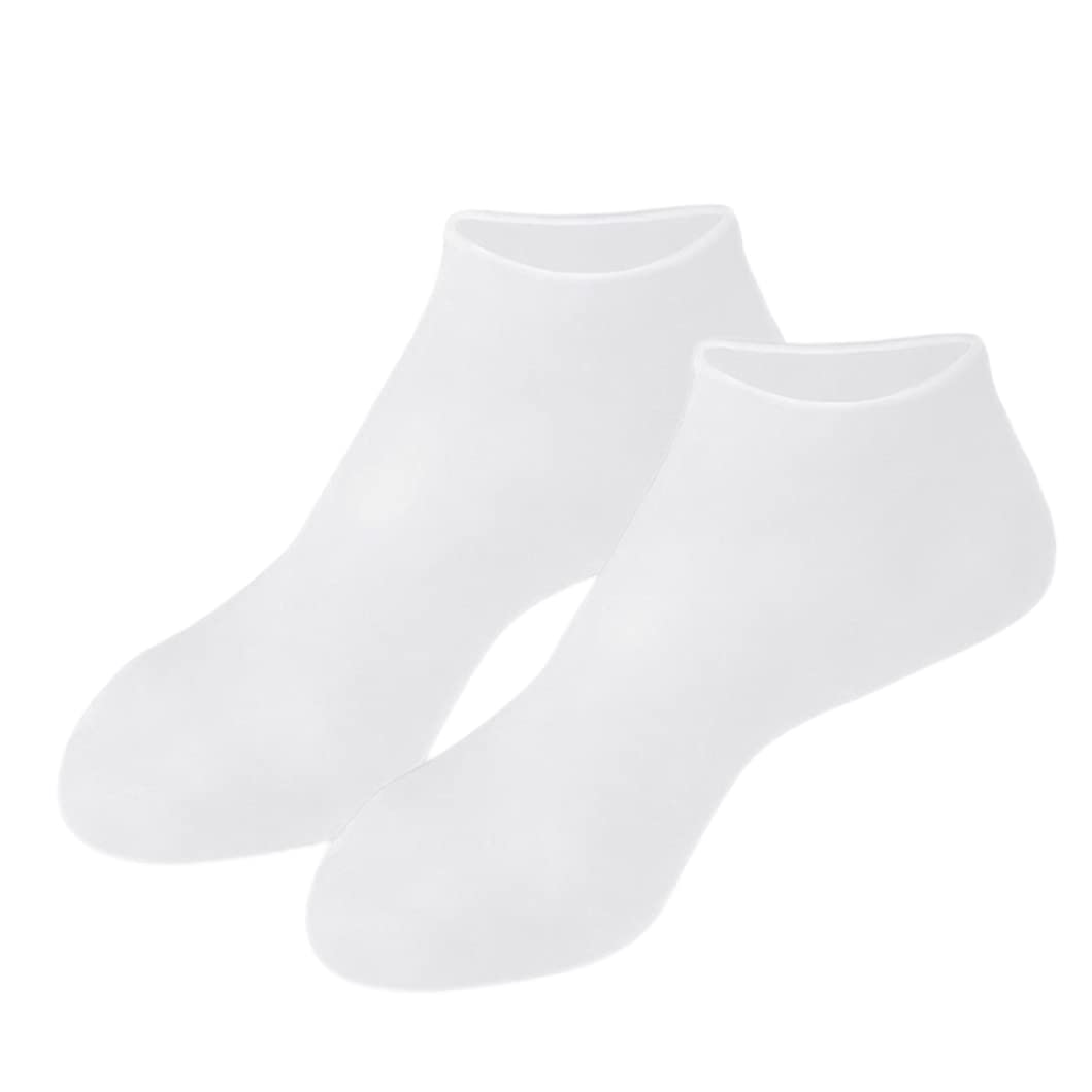 Dorccsi Moisturizing Socks Overnight Spa Cotton Socks Treatment Intensive Repair Dry Cracked Feet White L Overnight Spa Socks Foot Cream Socks Moisture Socks Moisturing Foot Socks