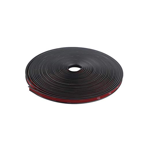 LDSSM Car Rim Blade Protection Sticker Trim Strip Tire Guard Line Rubber Molding Trim Strip Anti-Scratch Strip Car Styling Door Decoration Strips Decoration line Door Decora (Color : Black)