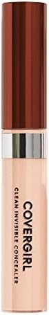 COVERGIRL Invisible Concealer Fair 115, Undereye Concealer, Sponge TIp, 1 Count , Concealer Makeup, Full Coverage Concealer, Concealer for Dark Circles, Easily Application