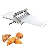 Teigschälmaschine - Faltbare Rollmaschine für Croissants und laminiertes Gebäck, einstellbare Dicke 0-2,3 cm, kommerzielle Bäckereiausrüstung