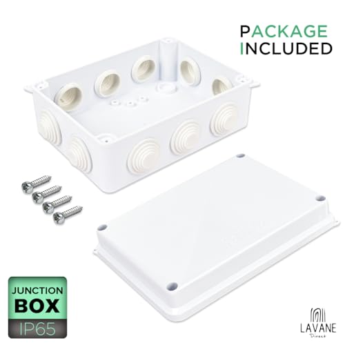 Boîte de jonction plastique ABS étanche IP65 blanc LA VANE - 7