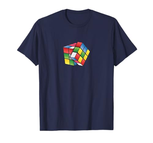 80s Classic Retro Rubiks Rubix Rubics Cube Graphic T-Shirt