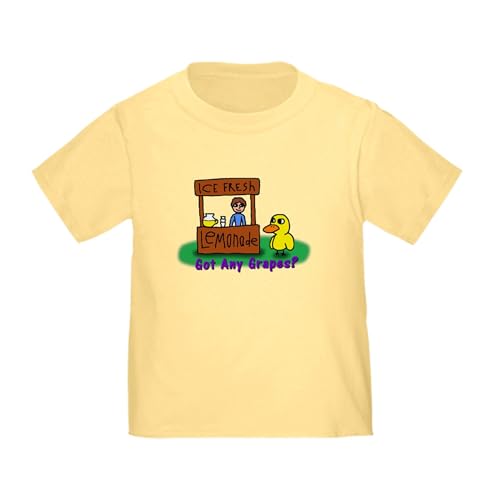 CafePress Duck Man Toddler T Shirt Toddler Graphic Tee, 100% Cotton Daffodil Yellow