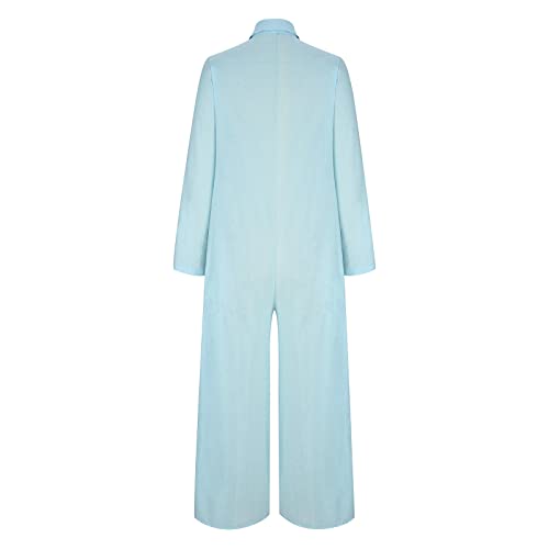 Oplxuo Womens Plus Size Loose Jumpsuit Cotton Linen Square Neck Cap Sleeve Casual Oversized Baggy Rompers Wide Leg Long Pants #TOP4
