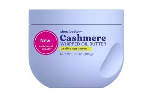 Vanilla Cashmere Whipped Body Butter, Rich Moisture, Deep Hydrati...