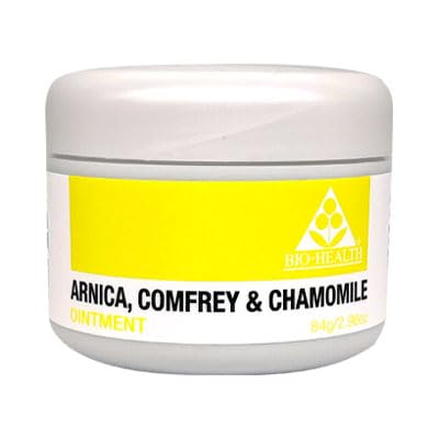 Bio-Health Arnica, Comfrey & Chamomile Body Ointment, Soothes Aching Muscles and Joints, Bruises and Scrapes Relief