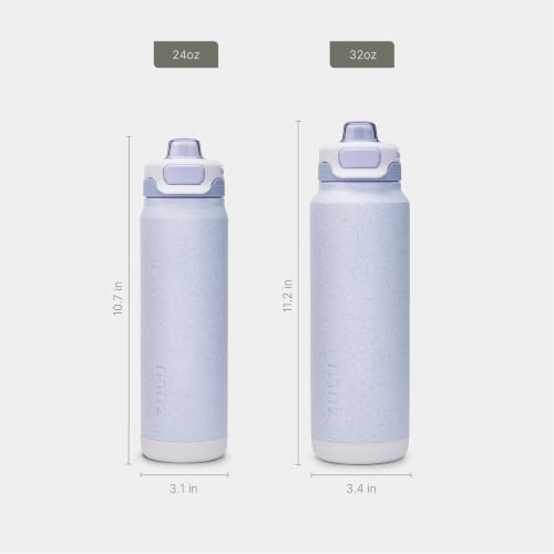 Image of ZULU Powerfill Pro 32oz Stainless Steel Water Bottle - Glacier Drift