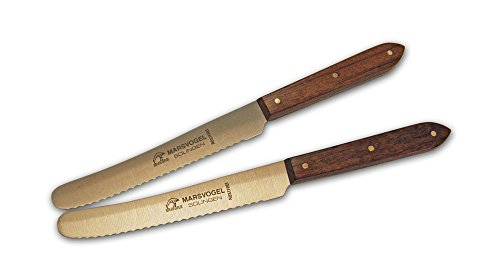Marsvogel - Tischwelle Tafelmesser 2er Set - Holz Bubinga Cover