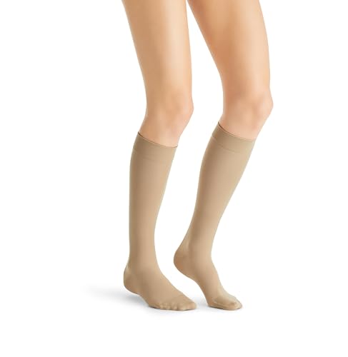 Image of BSN Medical 121503 JOBST Compression Stocking, Knee High, 20-30 mmHG, Closed Toe, X-Large, Natural