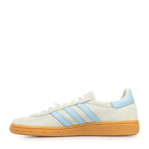 Image of adidas Originals Handball Spezial (Aluminum Sky Blue, Womens, 9.5)