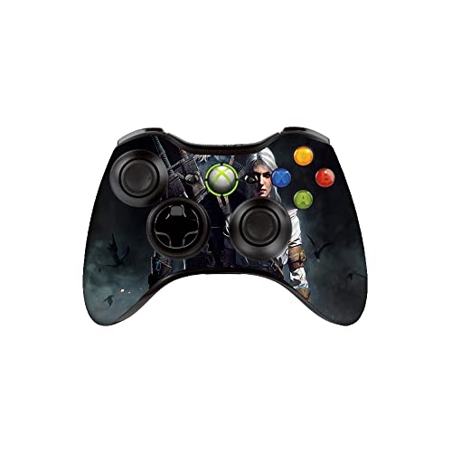 Image of GADGETS WRAP Printed Vinyl Decal Sticker Skin for Xbox 360 Controller Only - The Witcher 3 Wild Hunt