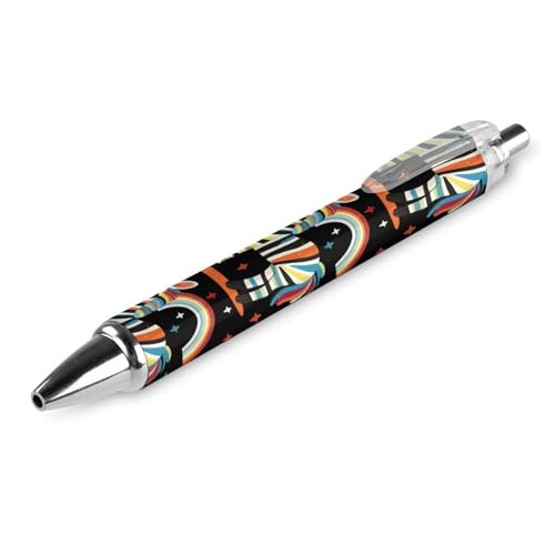 Stylos à bille 0.5 mm noir Rainbow Zebra à pointe fine rétractable
