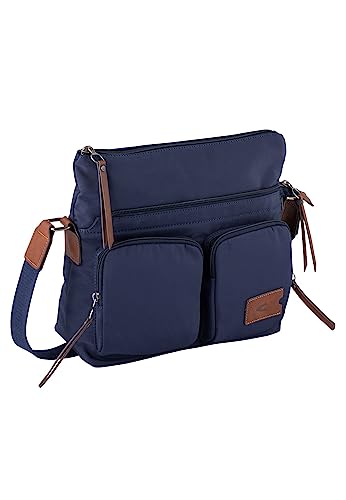camel active Damen SKY Umhängetasche aus hochwertigem Nylon Dunkelblau womenswear-M