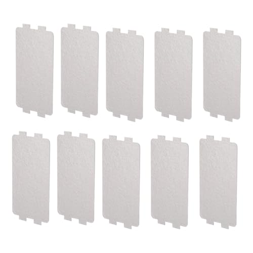 10 piastre di ricambio spesse per forno a microonde Micas foglio guida d'onda per riscaldamento efficiente copertura in mica