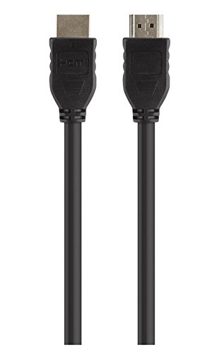 Belkin Hızlı HDMI 1.4 Kablosu, 1.5m (4k, Ultra HD, 3D), F3Y017bt1, 5MBLK