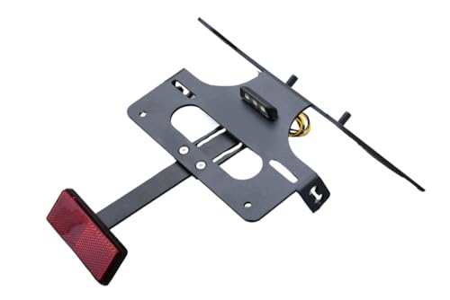 avdb-Moto Support de Plaque AVDB Compatible avec Suzuki SV 650 N SV650 SVN 2003-2012, SV 1000 N SV1000 SVN 2003-2007, SV 650 S SV650S SVS 2003-2012, SV 1000 S...