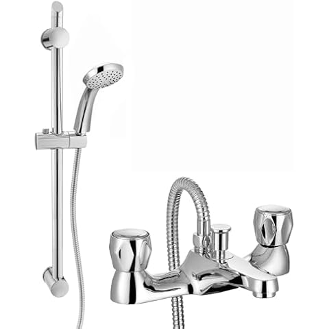 ENKI Chrome Bath Shower Mixer Taps Cover
