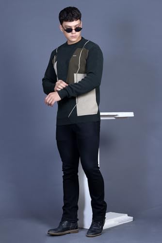 Image of GODFREY Full Sleeve Woolen Sweater for Man Winter Wear - Round Neck Pullover Regular Fit