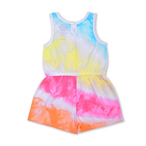 Paw Patrol Nickelodeon Skye, Chase, Marshall And Rubble Girls 2 Pack Sleeveless Romper Shorts For Toddlers #TOP4