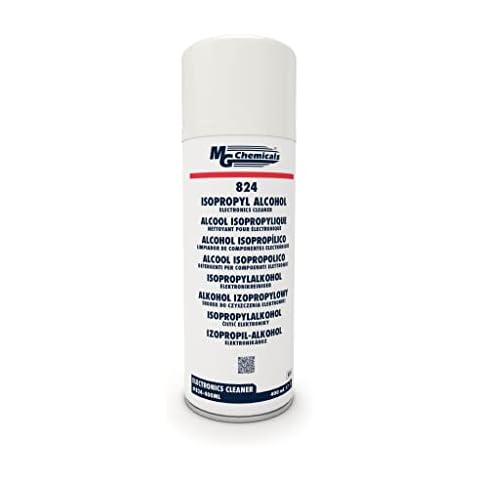 MG Chemicals 824 Isopropyl Alcohol Spray for Cleaning Electronics, 400mL Aerosol Cover