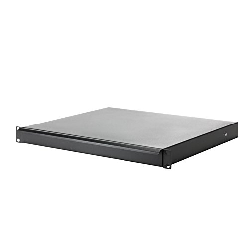 Adam Hall 87401E - 19" Rackschublade, 1 HE, Stahl, Economy